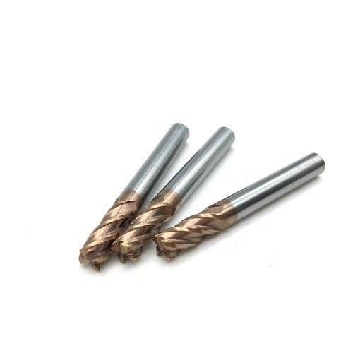 Professional Carbide Flat End Mill , Small Diameter End Mills For Steel