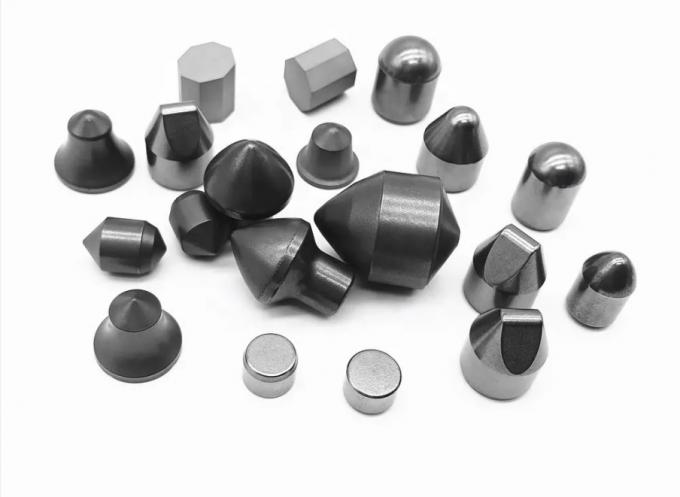 Spherical Buttons / K10 Grade Cemented Carbide Buttons For Drill Middle ...